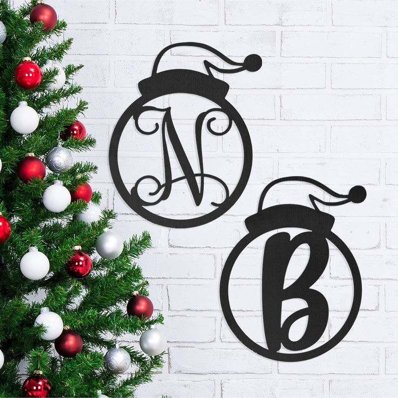 Rusted Orange Craftworks Co. OPTIONS_HIDDEN_PRODUCT Decor Steals Single Letter Holiday Monogram Collection - Personalized Metal Sign Decorations