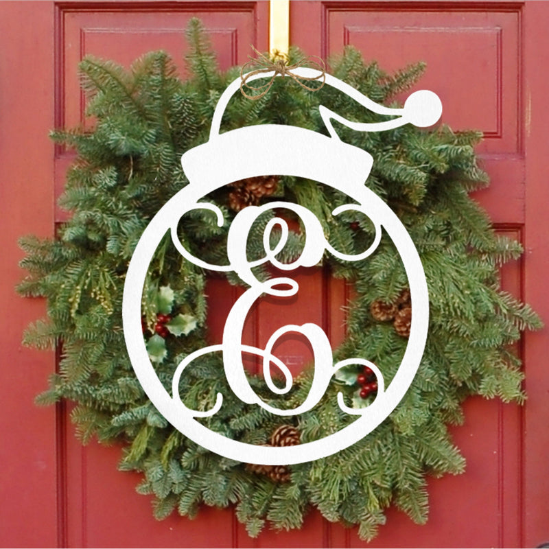 Rusted Orange Craftworks Co. OPTIONS_HIDDEN_PRODUCT Decor Steals Single Letter Holiday Monogram Collection - Personalized Metal Sign Decorations
