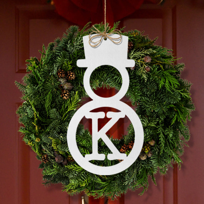 Rusted Orange Craftworks Co. OPTIONS_HIDDEN_PRODUCT Decor Steals Single Letter Holiday Monogram Collection - Personalized Metal Sign Decorations