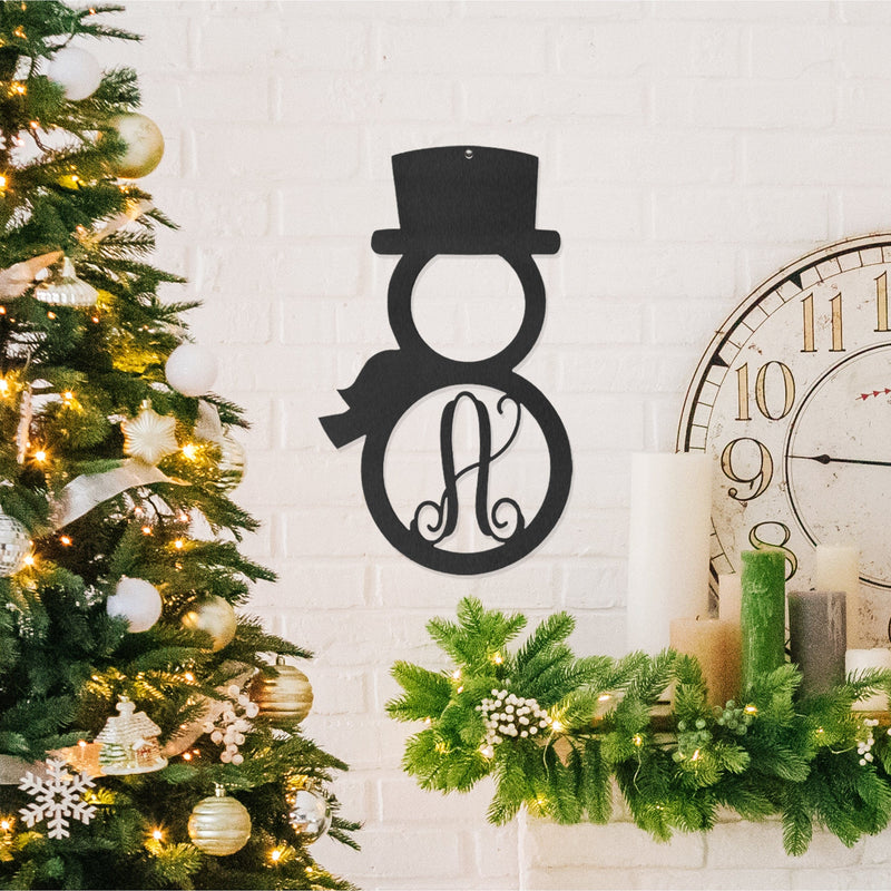 Rusted Orange Craftworks Co. OPTIONS_HIDDEN_PRODUCT Decor Steals Single Letter Holiday Monogram Collection - Personalized Metal Sign Decorations