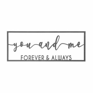 Rusted Orange Craftworks Co. OPTIONS_HIDDEN_PRODUCT Decor Steals So Happy Together Personalized Name Sign - You And Me sign for bedroom or wedding