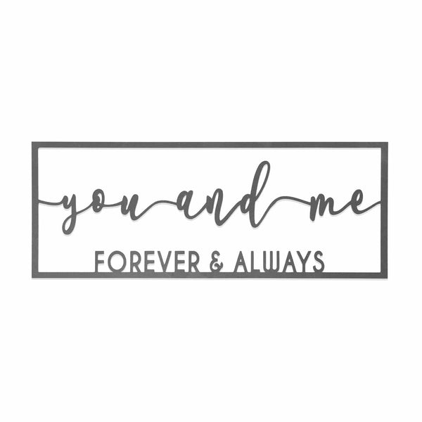 Rusted Orange Craftworks Co. OPTIONS_HIDDEN_PRODUCT Decor Steals So Happy Together Personalized Name Sign - You And Me sign for bedroom or wedding