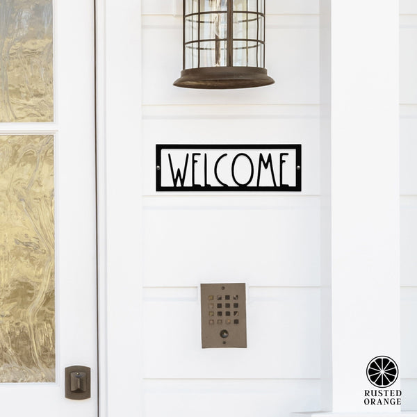 Rusted Orange Craftworks Co. OPTIONS_HIDDEN_PRODUCT EXCLUSIVE OFFER Hello, Stranger Porch Signs - 3 Styles - Metal Welcome Signs for Door