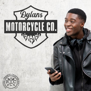 Rusted Orange Craftworks Co. OPTIONS_HIDDEN_PRODUCT Special Offer Motorcycle Life - 3 Styles Personalized Rustic Garage Sign Wall Decor