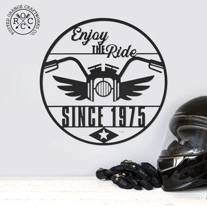 Rusted Orange Craftworks Co. OPTIONS_HIDDEN_PRODUCT Special Offer Motorcycle Life - 3 Styles Personalized Rustic Garage Sign Wall Decor