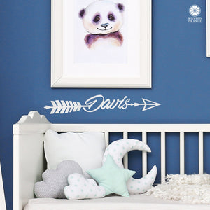 Rusted Orange Craftworks Co. OPTIONS_HIDDEN_PRODUCT Special Offer - Somerset Arrow - Personalized Metal Name Sign for Wall Decor