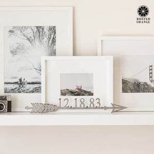 Rusted Orange Craftworks Co. OPTIONS_HIDDEN_PRODUCT Special Offer - Somerset Arrow - Personalized Metal Name Sign for Wall Decor