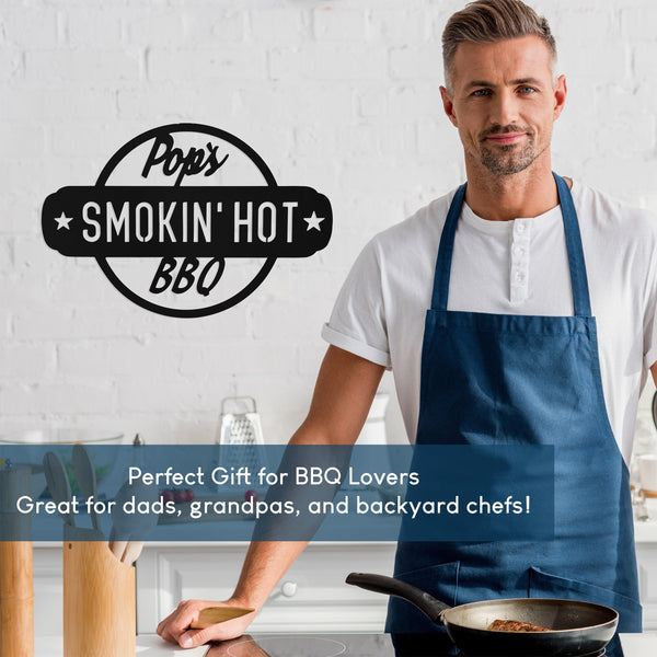 Rusted Orange Craftworks Co. Outdoor Grill Accessories [COL] Smokin' Hot Plaques - Personalized Outdoor Hanging Barbecue Signs