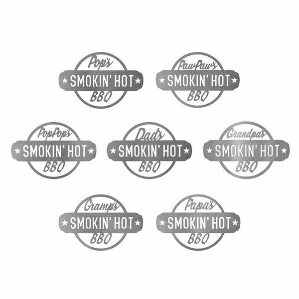 Rusted Orange Craftworks Co. Outdoor Grill Accessories [COL] Smokin' Hot Plaques - Personalized Outdoor Hanging Barbecue Signs