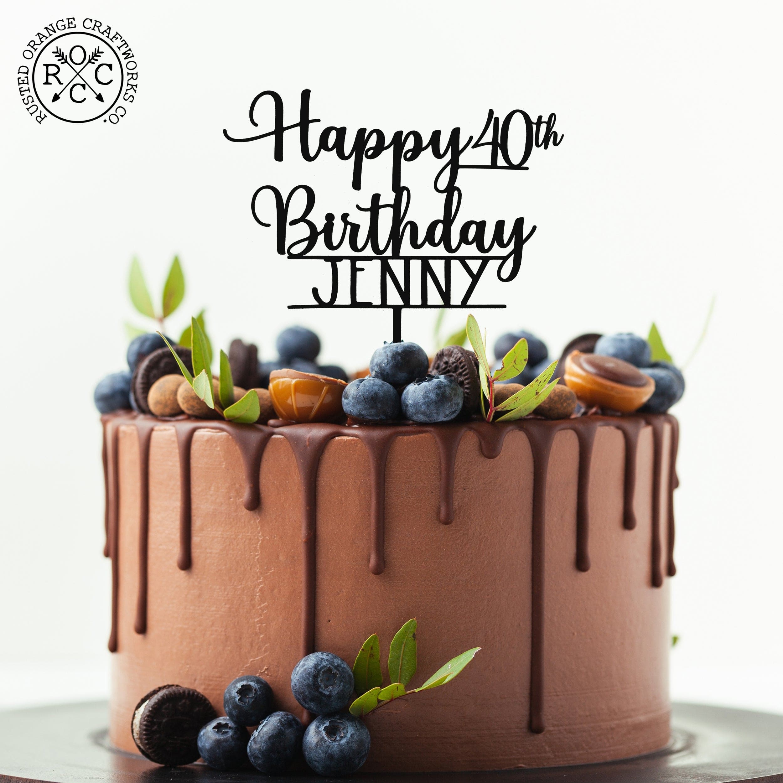 Personalized Birthday Cake Topper - Number Cake Topper for Birthday ...
