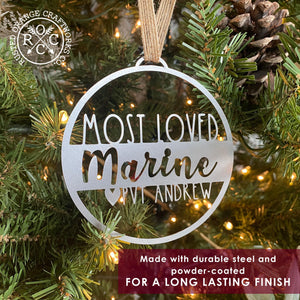 Rusted Orange Craftworks Co. Personalized VIP Thank You Gift Ornament for 1 - Appreciation Gifts For Friends and Loved Ones