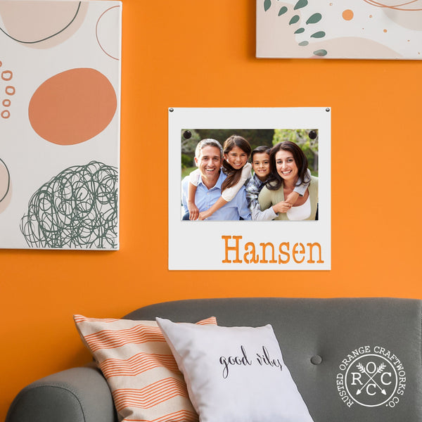 Rusted Orange Craftworks Co. Posters, Prints, & Visual Artwork 12" / White Powder Coat Type Style Vision Board - Custom Decorative Magnetic Board for Wall