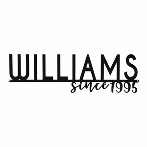 Rusted Orange Craftworks Co. Posters, Prints, & Visual Artwork [COL] Our Happy Family  - 2 Styles Personalized Family Name Signs For Home Decor