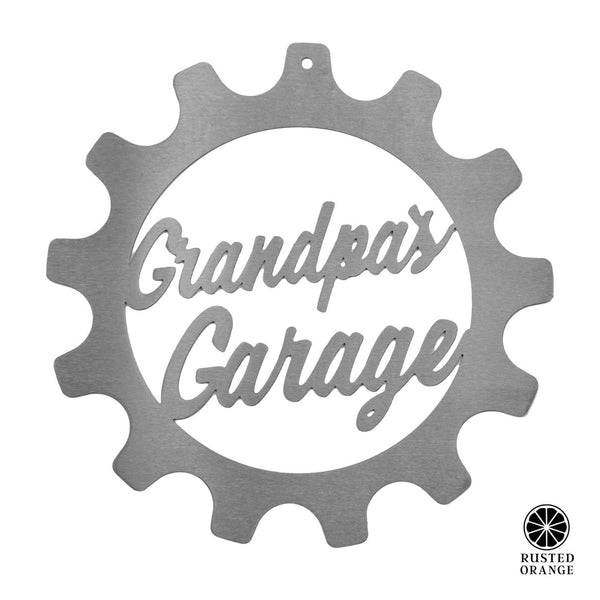 Rusted Orange Craftworks Co. Posters, Prints, & Visual Artwork Just For Him Personalized Signs - BBQ, Garage, and Workshop Metal Wall Art
