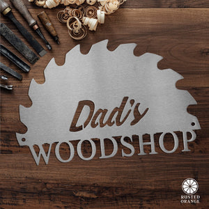 Rusted Orange Craftworks Co. Posters, Prints, & Visual Artwork Just For Him Personalized Signs - BBQ, Garage, and Workshop Metal Wall Art