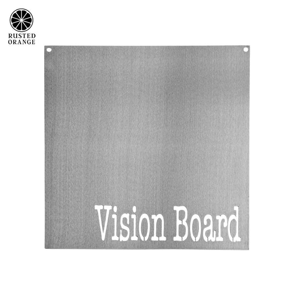 Rusted Orange Craftworks Co. Posters, Prints, & Visual Artwork Type Style Vision Board - Custom Decorative Magnetic Board for Wall