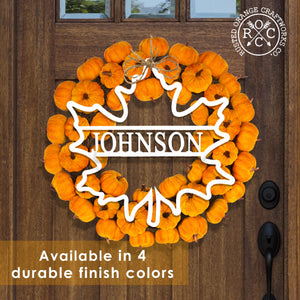 Rusted Orange Craftworks Co. Seasonal & Holiday Decorations Autumn Leaves and Pumpkin Please Collection - Halloween Wall Decor