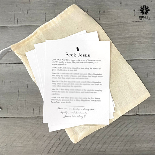 Rusted Orange Craftworks Co. Seasonal & Holiday Decorations Holy Week Easter Advent - A Simple Family Tradition - Christian Easter Resurrection Scene Set