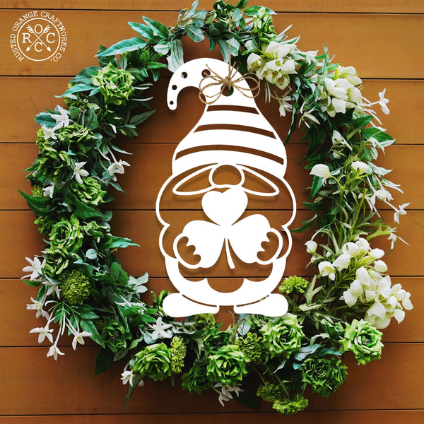 Rusted Orange Craftworks Co. Seasonal & Holiday Decorations Lucky Gnome Silhouette Trio - Tabletop, Hanging, Yard Stake