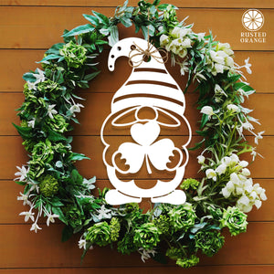 Rusted Orange Craftworks Co. Seasonal & Holiday Decorations Lucky Gnome Silhouette Trio - Tabletop, Hanging, Yard Stake