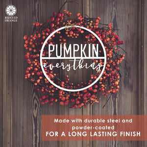 Rusted Orange Craftworks Co. Seasonal & Holiday Decorations Minimalist Fall Greetings - 7 Styles - Front Door Hanging Decorations