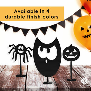 Rusted Orange Craftworks Co. Seasonal & Holiday Decorations Stand Up Halloween Figures - Tabletop Halloween Variety Decor for Home