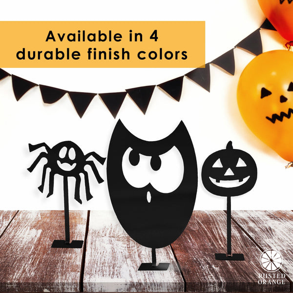 Rusted Orange Craftworks Co. Seasonal & Holiday Decorations Stand Up Halloween Figures - Tabletop Halloween Variety Decor for Home