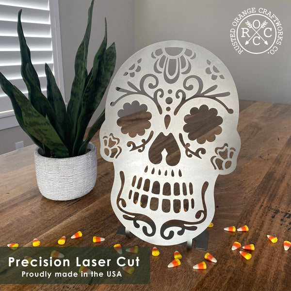 Rusted Orange Craftworks Co. Seasonal & Holiday Decorations Sugar Skulls - 5 styles - Sugar Skull Decorations for Day of the Dead