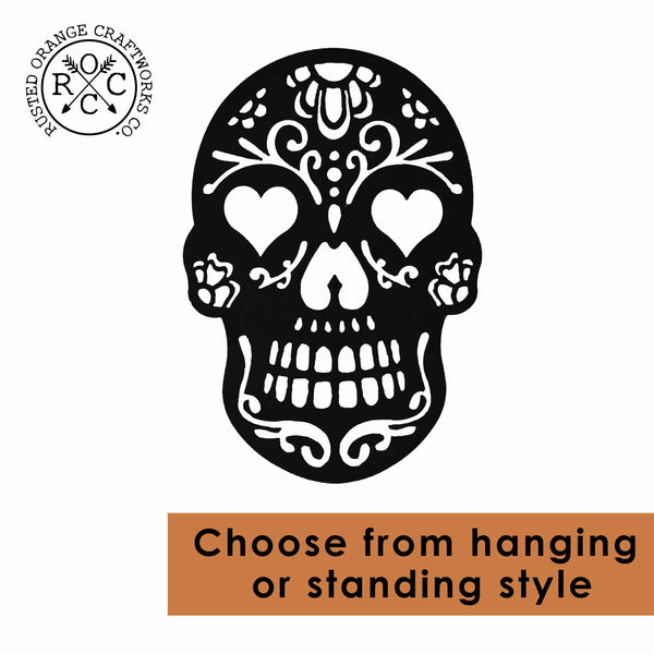 Rusted Orange Craftworks Co. Seasonal & Holiday Decorations Sugar Skulls - 5 styles - Sugar Skull Decorations for Day of the Dead