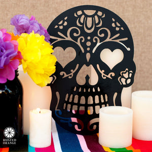 Rusted Orange Craftworks Co. Seasonal & Holiday Decorations Sugar Skulls - 5 styles - Sugar Skull Decorations for Day of the Dead