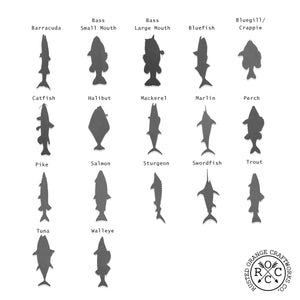 Rusted Orange Craftworks Co. Special Offer Reely Great Family Names Fish Sign Personalized - Father's Day, Dad, Grandpa