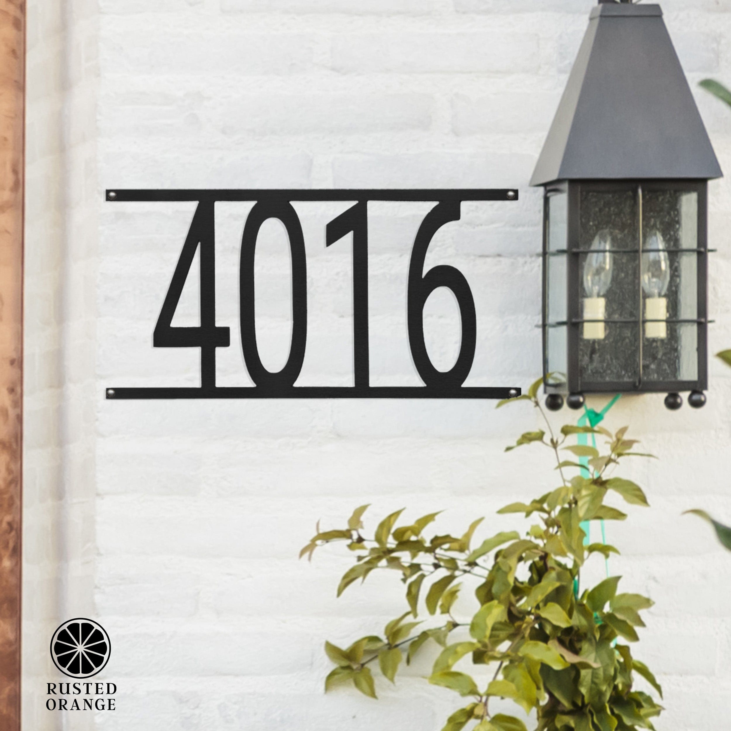 Address Numbers Small Simple Address Plaque - 3 Sizes - Address Numbers for Outside