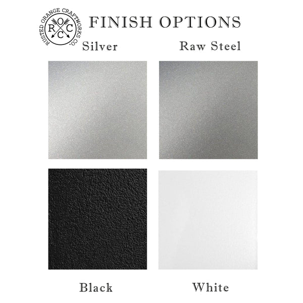 finish options comparison sheet