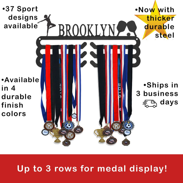Rusted Orange Craftworks Co. Trophies & Awards [COL] Medal Holder - 30+ Styles - Medal Hanger Holder Display Rack for Awards or Ribbons