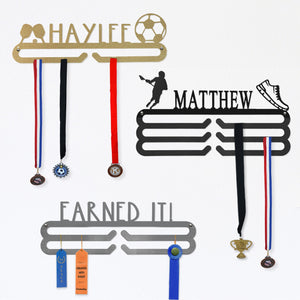 Rusted Orange Craftworks Co. Trophies & Awards [COL] Medal Holder - 30+ Styles - Medal Hanger Holder Display Rack for Awards or Ribbons