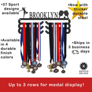 Rusted Orange Craftworks Co. Trophies & Awards Special Offer Medal Holder - 30+ Styles - Medal Hanger Holder Display Rack for Awards or Ribbons