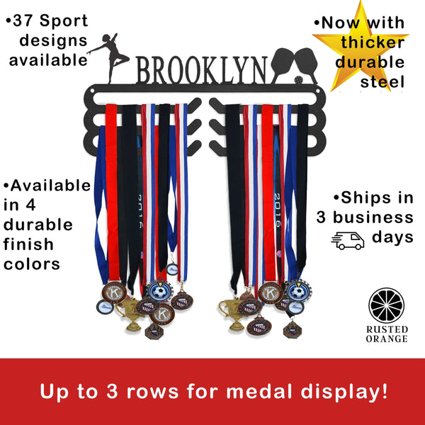 Rusted Orange Craftworks Co. Trophies & Awards Special Offer Medal Holder - 30+ Styles - Medal Hanger Holder Display Rack for Awards or Ribbons