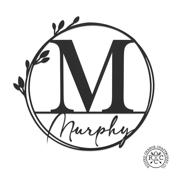 Rusted Orange Craftworks Co. Vine Monogram