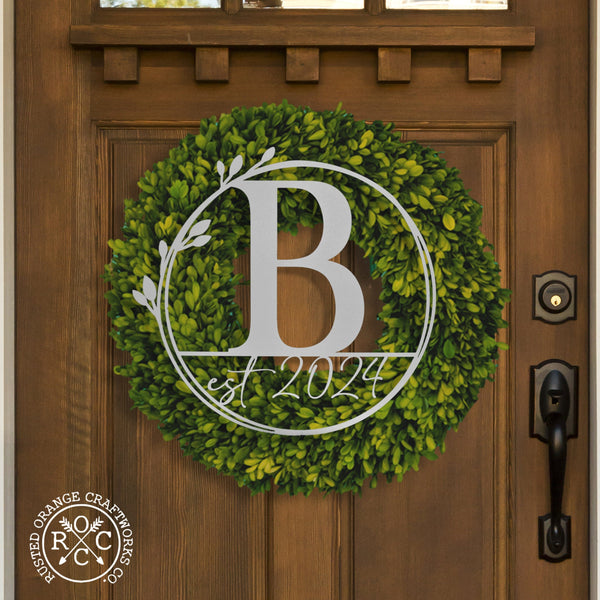 Rusted Orange Craftworks Co. Vine Monogram