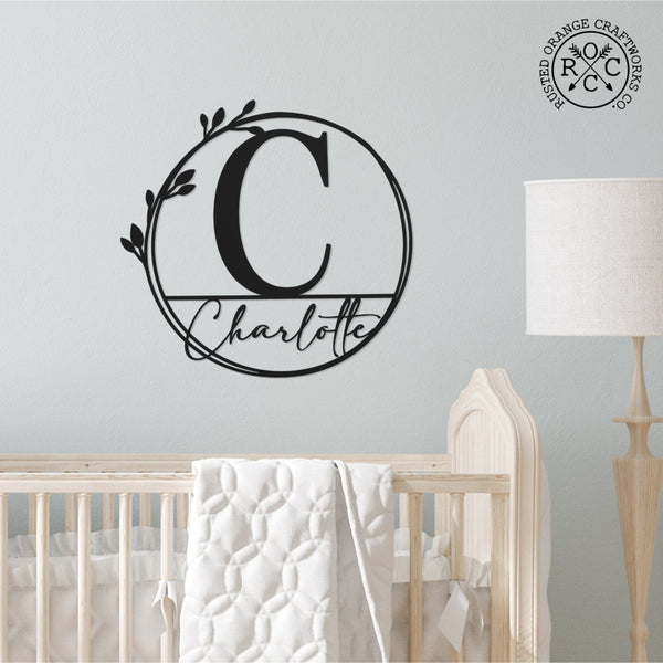 Rusted Orange Craftworks Co. Vine Monogram