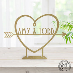 Rusted Orange Craftworks Co. Wedding Ceremony Supplies Conversation Hearts - Valentines Day Tabletop Decor Gift for Him or Her