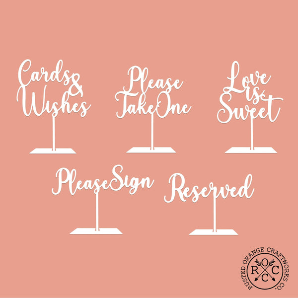 Rusted Orange Craftworks Co. Wedding Ceremony Supplies Love is Sweet Reception Decor - Rustic Wedding Decorations Love Sign