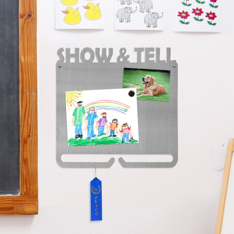 square magnet board with picture and drawing