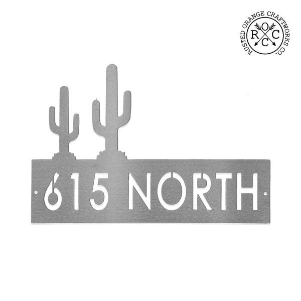 Rusted Orange Craftworks Co. Address Signs Special Offer Landscape Address Plaque - 4 Styles - Circular Address Plaque for House Numbers