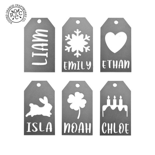 gift tag style comparison