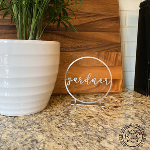 anderson name sign on counter