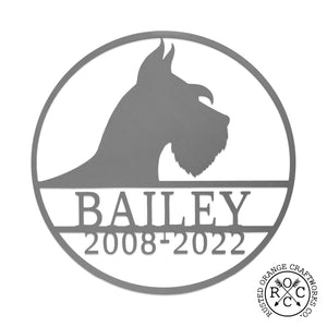 Rusted Orange Craftworks Co. Animals & Pet Supplies Pet Memorial Plaque - 2 Styles - Personalized Animal Pet Grave Markers