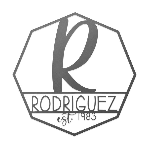 monogram letter r