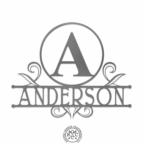 monogram letter a
