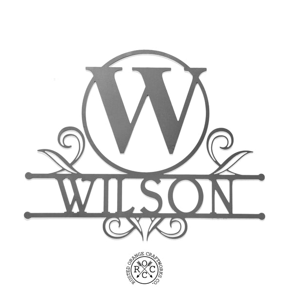 monogram letter w